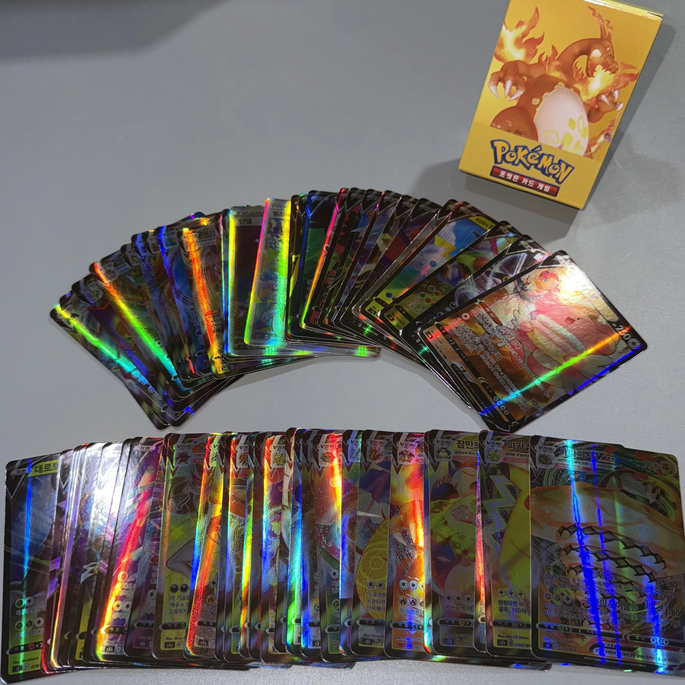 

Pok é mon Card Sword Shield Корейский Pet GX Pok é mon MEGA Флэш-карта Vmax Card EX