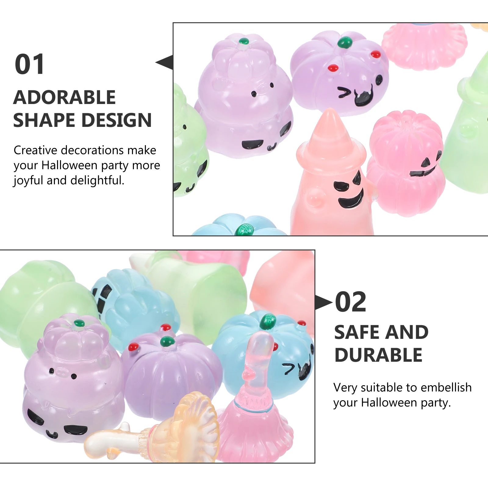 装飾発光装飾品ハロウィンミニチュア屋内ほうき風景置物ミニチュアドールハウス用小さな装飾