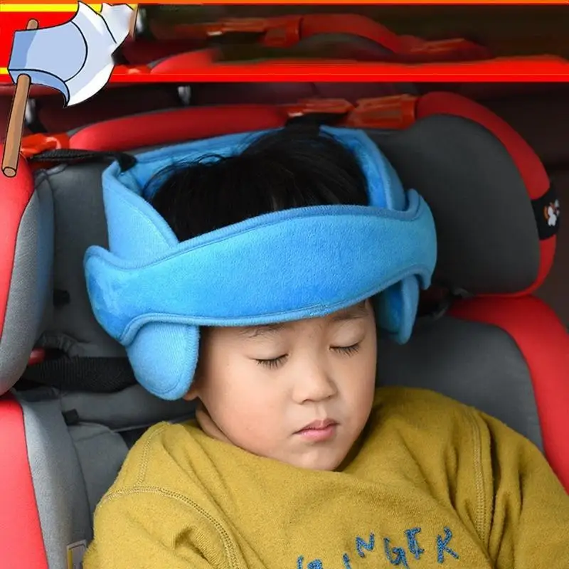 Child Car Safety Seat Head Fixing Belt Children Sleep Protector Head Supports Baby Aid Head Sleep Protector Pillows