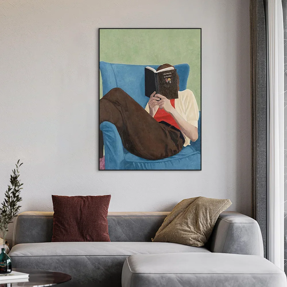 Large-sized Classic Abstract Wall Art Niche Oil Painting Literary Characters HD Canvas Print Poster Home Living Room Bedroom Dec