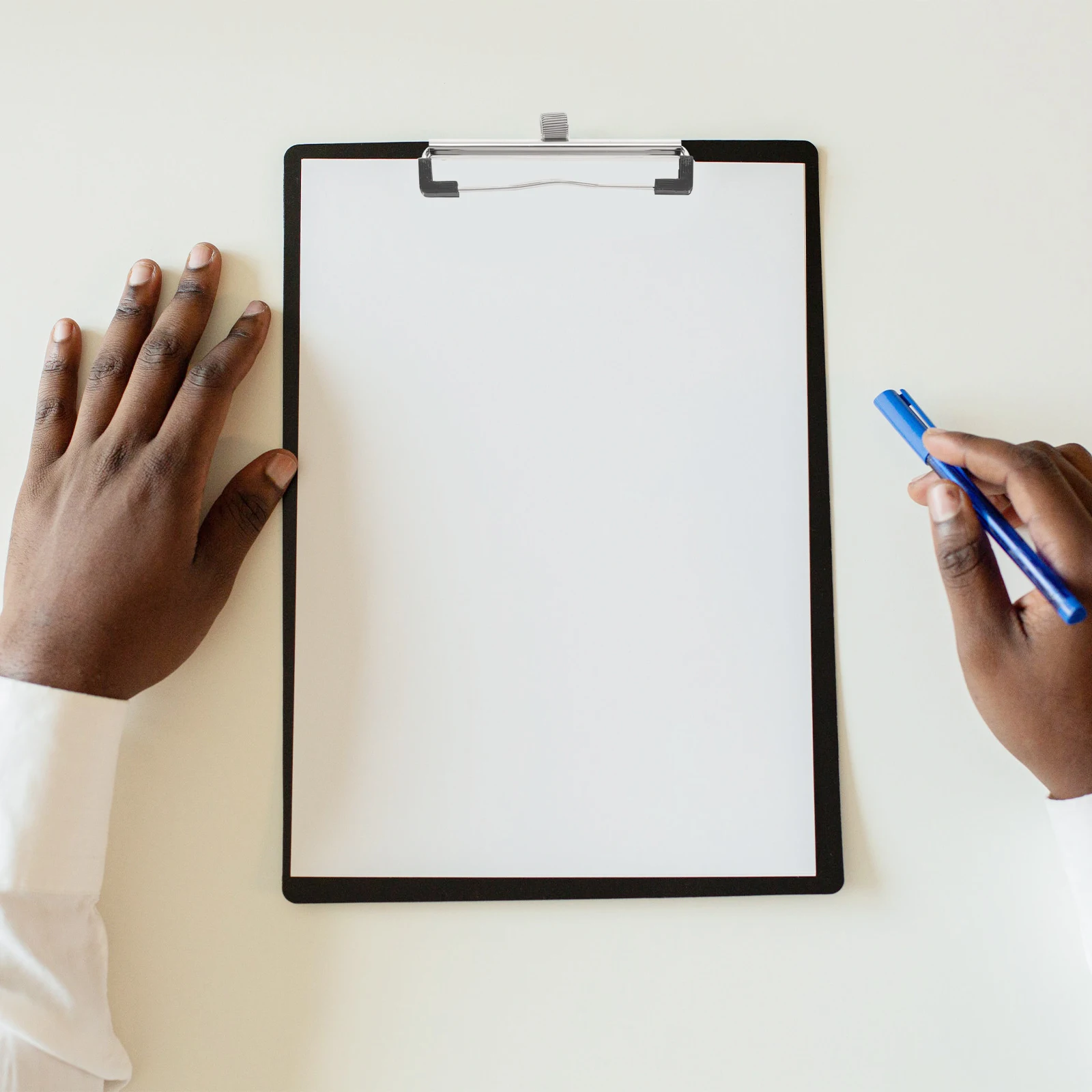 

5Pcs Mountable Clipboard Clips Metal Clip Boards Secure Document Clips for Office School Home Use Clip Boards Office Supply