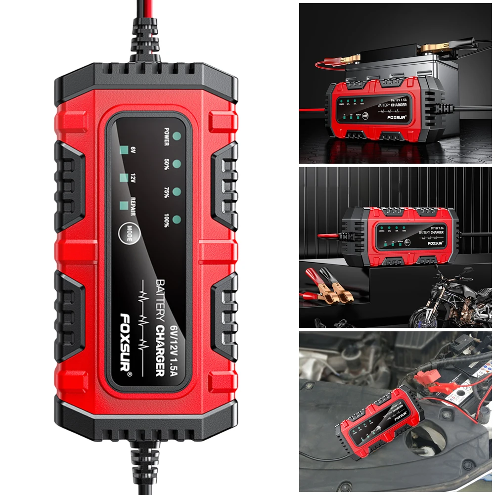 6V/12V 1.5A Car Bat…