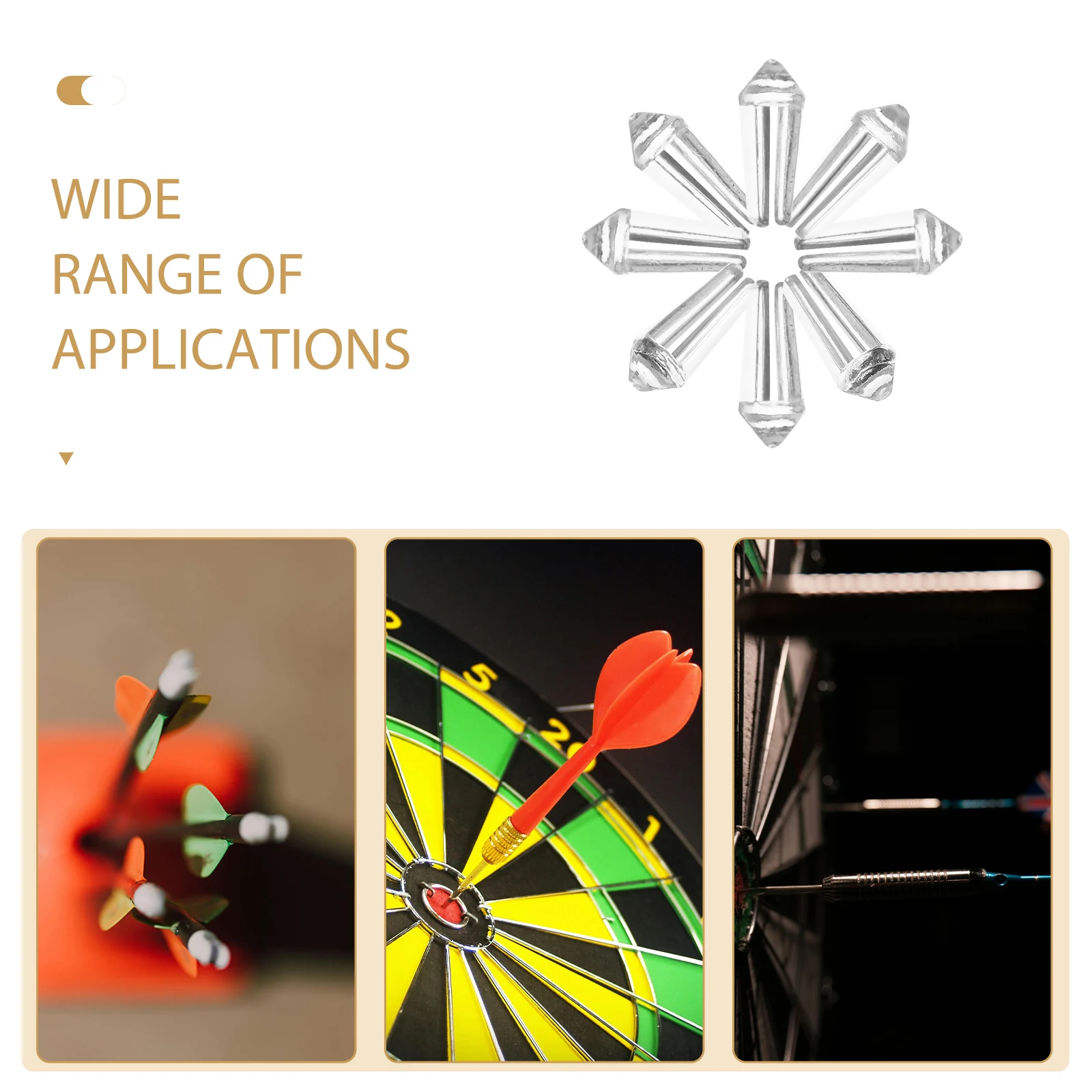 

40 Pcs Dart Tail Protector Flight Fixator Replace Fixed Wing Protectors Savers Plastic Mechanic