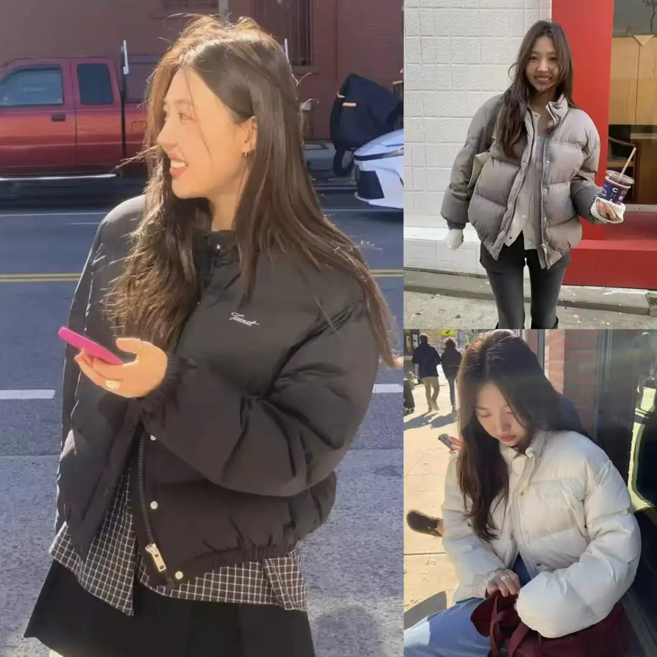 Dongdaemun Tannat قبعة قابلة للفصل خفيفة الوزن أوزة أسفل Jaet ort ملابس خارجية دافئة موسم الشتاء المرأة الكورية Sle فضفاضة تناسب