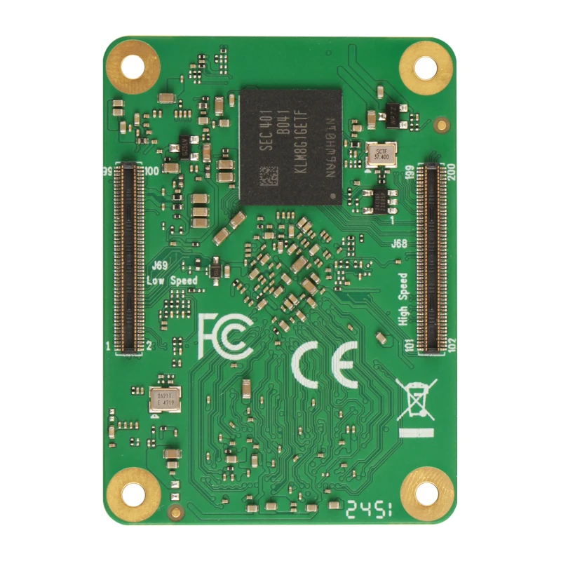 TElec CM3J RK3568J 4-core A55 CPU Industrial-grade Computing Module, Raspberry Pi CM4 Replacement