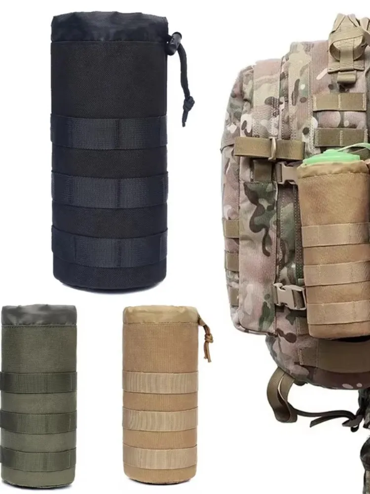 Tactique Molle bouteille d'eau sac support de pochette voyage en plein air Camping randonnée cyclisme pêche chasse porte-bouteille d'eau