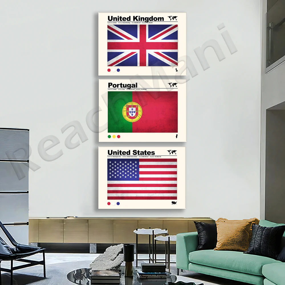 Wales, Israel, Italy, Japan, Mexico, Norway, Poland, Portugal, Scotland, Sweden, Ukraine, Spain, South Africa flag poster gift