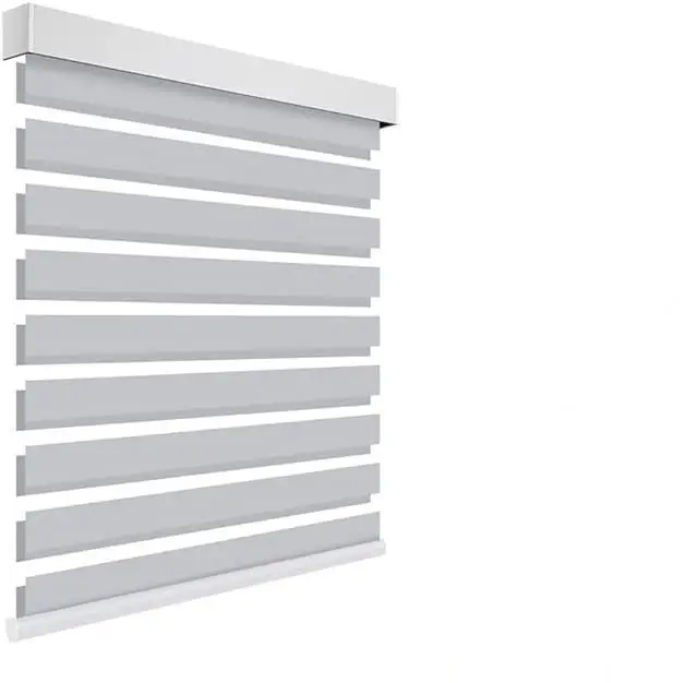 Custom Cut to Size Zebra Roller Blinds, Dual Layer Roller Shades, Sheer or Privacy Light Control Window Blinds