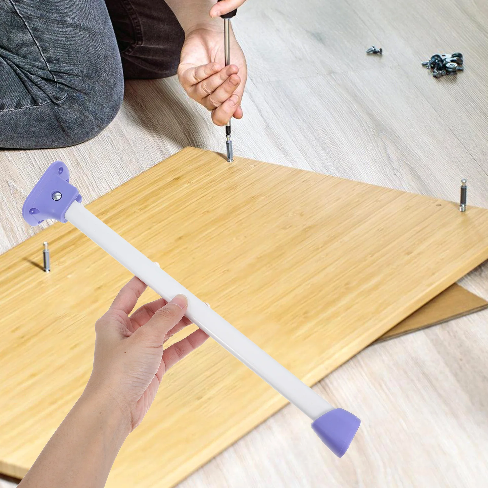 

1 Set Of Folding Lightweight Metal Furniture Legs For Desk End Table Portable Sturdy Foldable Legs Camping Travel Office Use