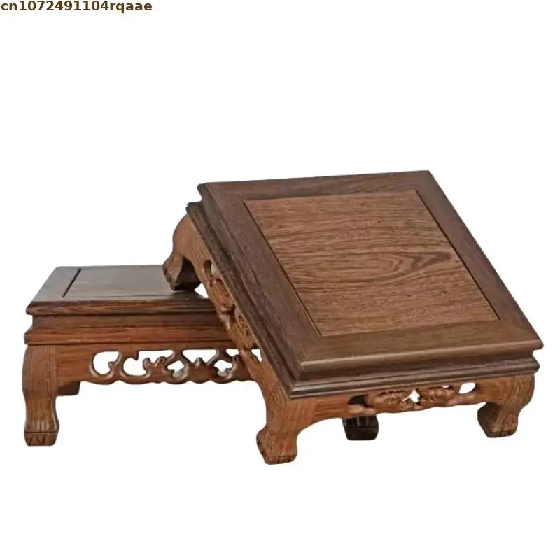 Drewniany miniaturowy stół Rzemiosło Bonsai Półki na rośliny Figurki Stojak na wazon Doniczka Stół do sortowania Stojąca podstawa na kwiaty