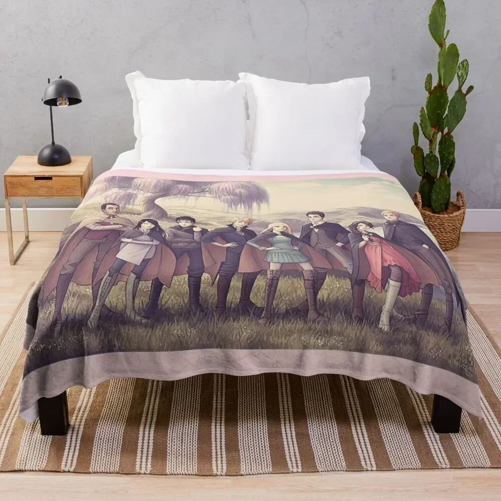 

keeper of the lost cities character Throw Blanket Air Conditioner Soft Blanket for Office Home