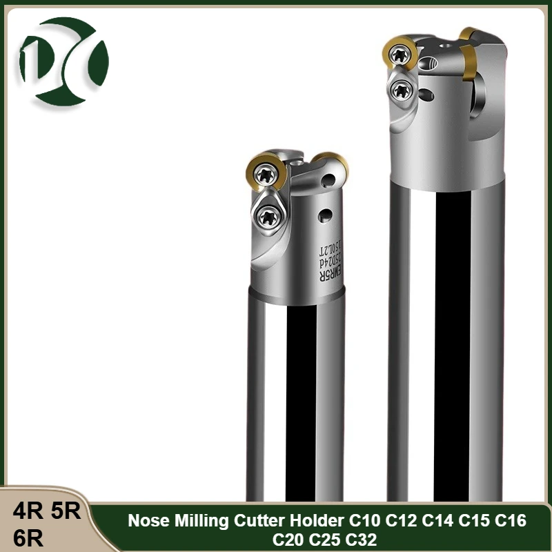 

EMR EMRW Rou 4R 5R 6R Nose Milling Cutter Holder C10 C12 C14 C15 C16 C20 C25 C32 CNC Machine Carbide Inserts RPMW1003 RPMT1204