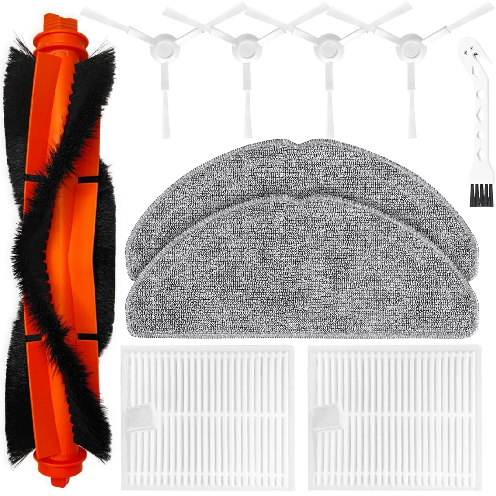 

Accessories Kit for Xiaomi S20 Robot Vacuum Cleaner Replacement Parts,Side Brushes,Main Brushes,HEPA Filters,Mop Pads,Spare Acce