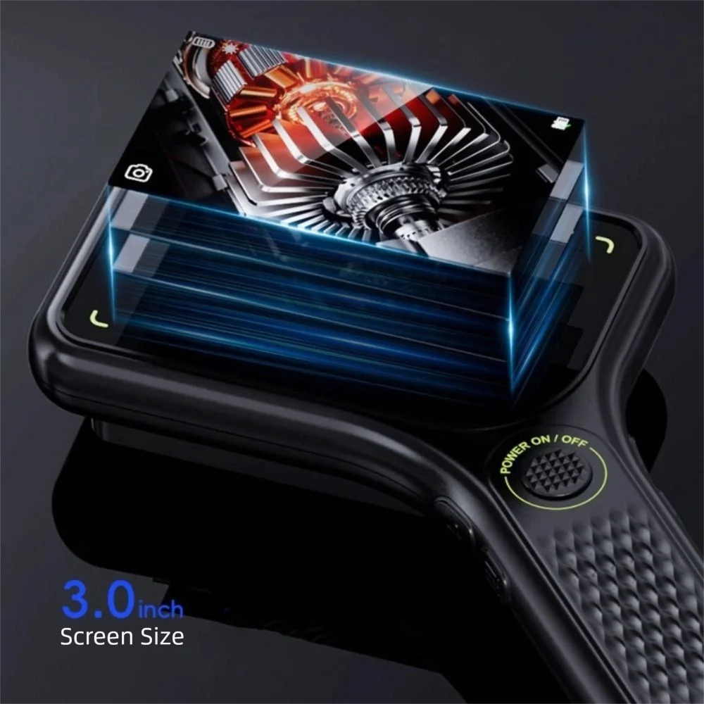 

500X Handheld Digital Microscope Camera Rechargeable Mini Optical Microscope 3-inch IPS Screen 8 LED Lights