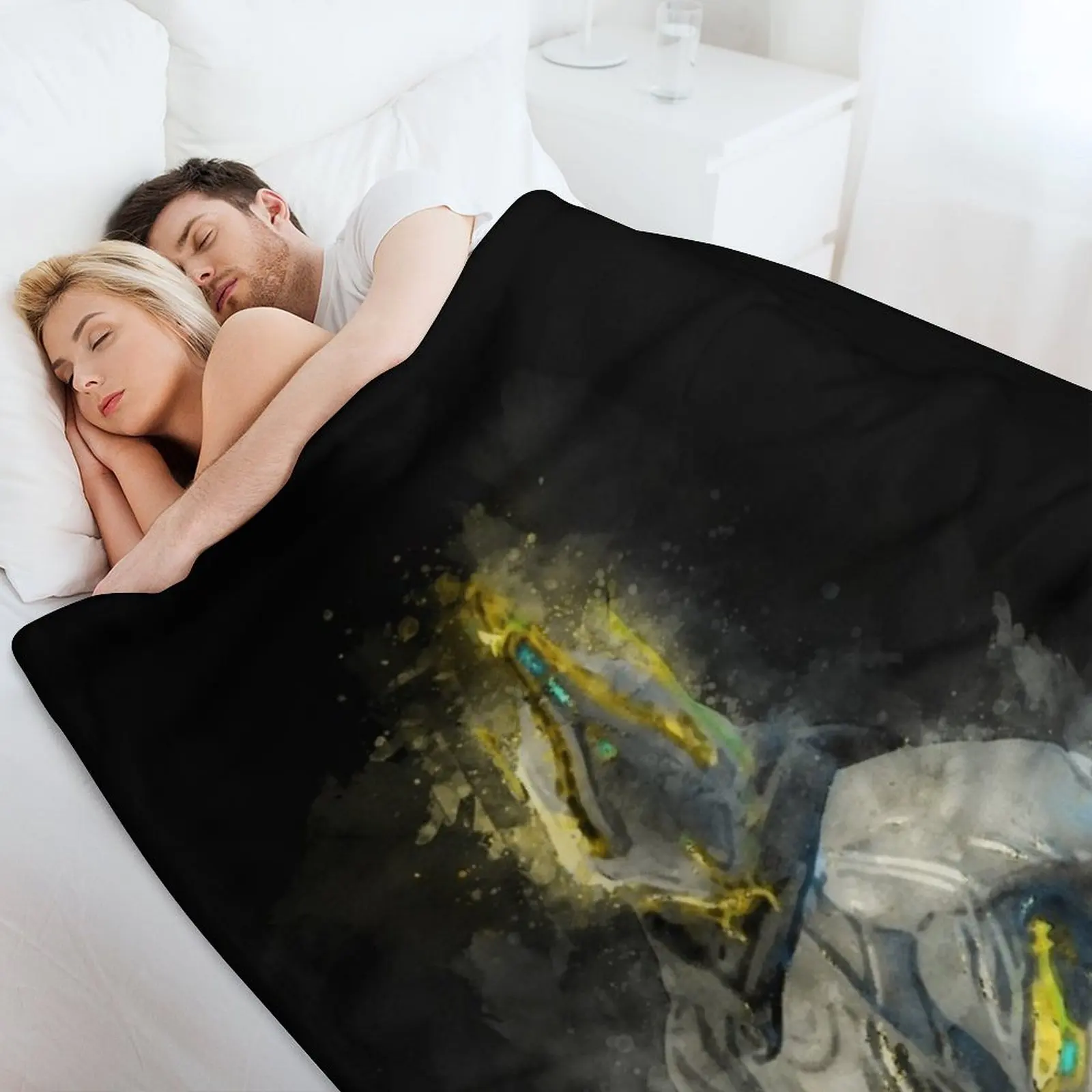 Excalibur Umbra - بطانية رمي بإطار Warframe أريكة سرير أفكار هدايا عيد الحب أنعم بطانيات هدايا عيد الميلاد #4