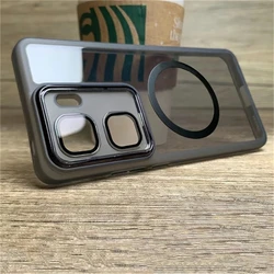 Magnetic Case For POCO X7 Pro 5G Case TPU Silicone Clear MagSafe Cover For Xiaomi POCO X7 Pro Redmi Turbo 4 Camera Protect Shell