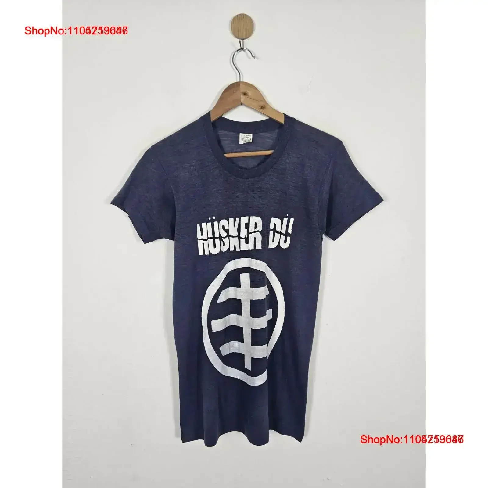 تي شيرت كلاسيكي 80s 90s Husker Du تي شيرت مصمم ملابس أنيقة متعددة الاستخدامات قليلاً جرافيك غير رسمي أوم عتيق مغسول #1