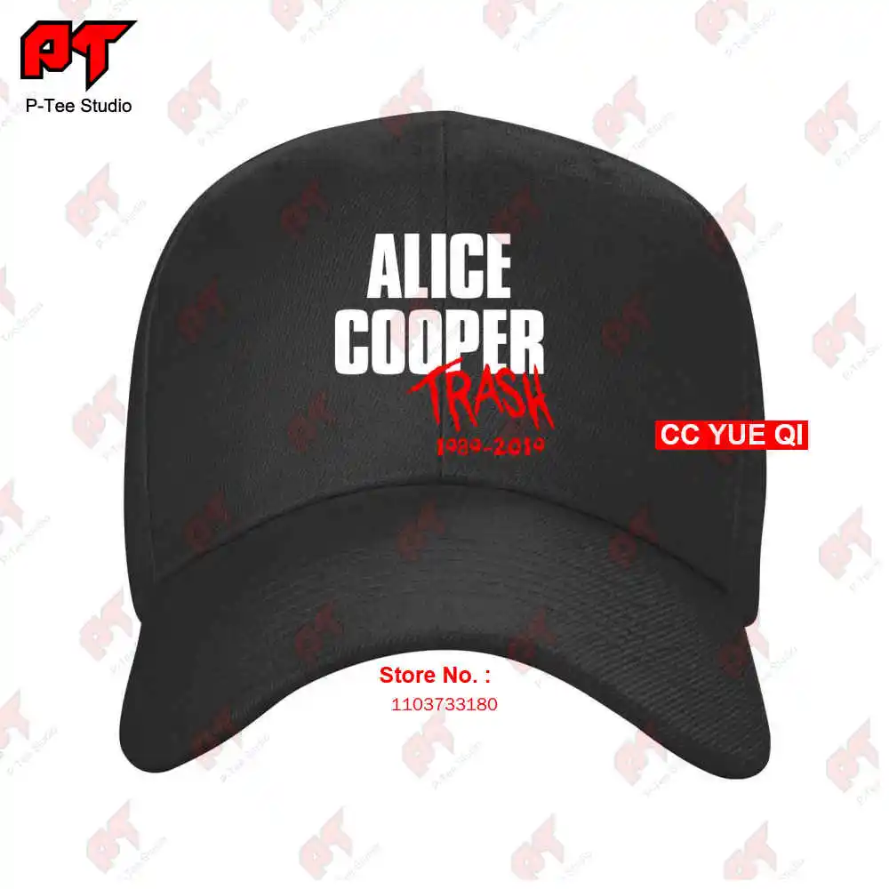 Alice Cooper Trashed Redux Heavy Glam Rock Metal Music Band Baseball Caps Truck Cap GSN6