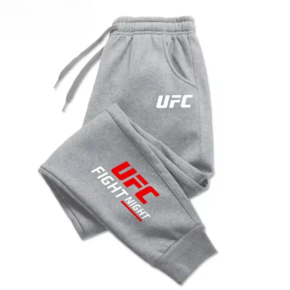 Mens Casual Pants Autumn Winter Sweatpants Gym Trousers Fashion Solid Color Workout Long Pants Men Running Jogger Sports