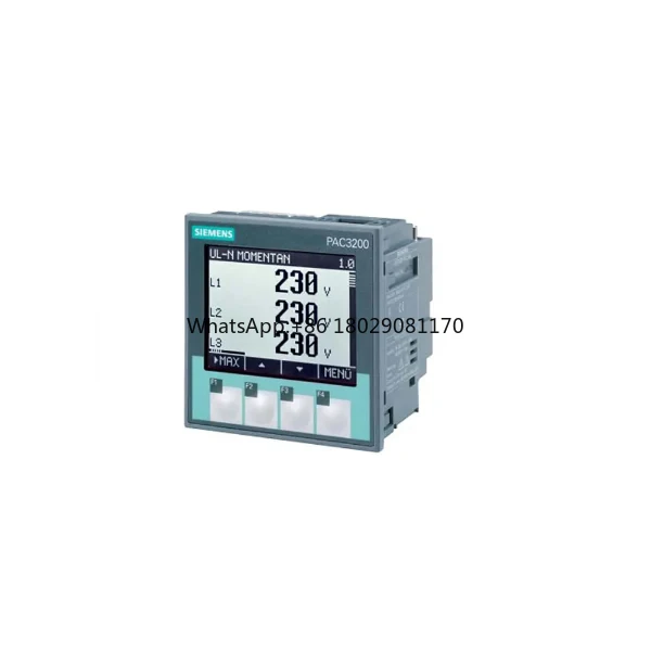 

Устройство для измерения мощности 7KM2111-1BA00-3AA0 SENTRON PAC3200 96 LCD PM DC TEK, панель контроля мощности