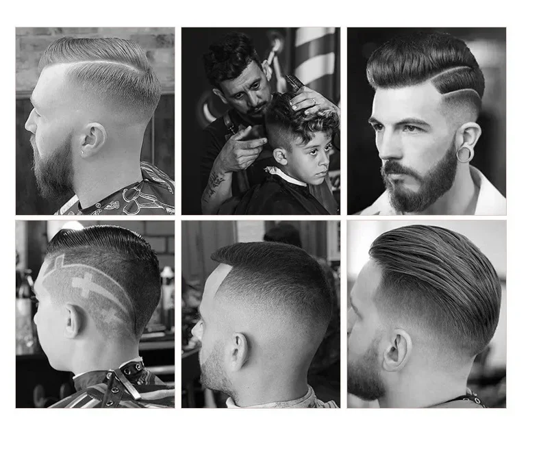 2025 Professional Barber Hair Trimmer Rechargeable Electric Finish Cutting Machine Beard Cordless Trimmer