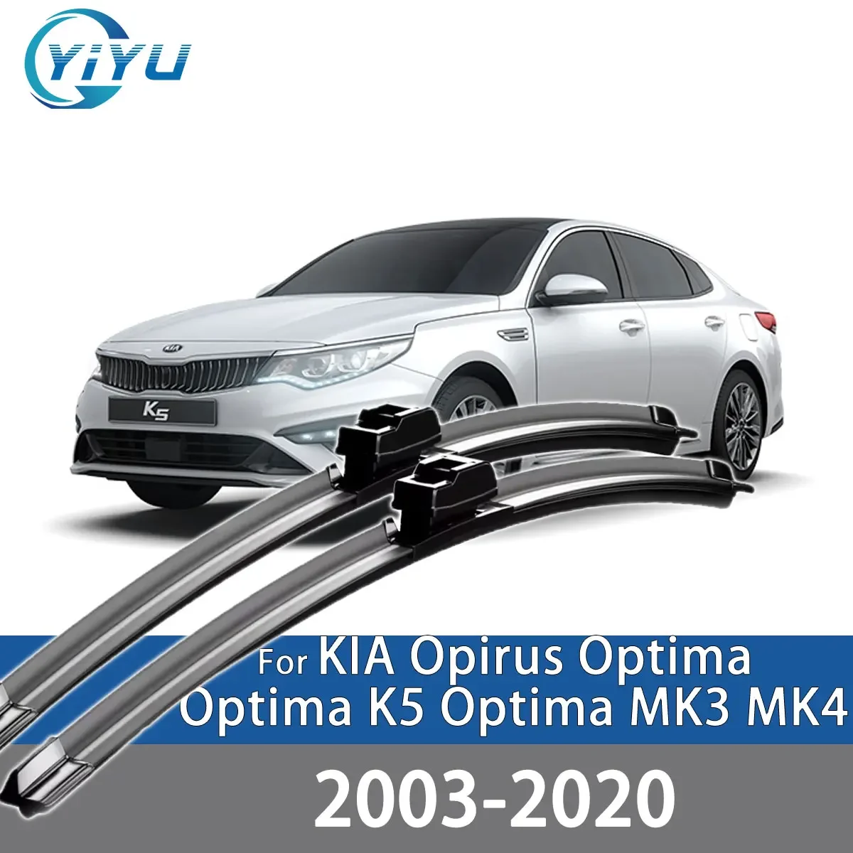 2PCS Auto Frontscheibenwischerblätter für KIA Opirus Optima K5 MK3 MK4 2003-2020 Windschutzscheiben-Zubehör