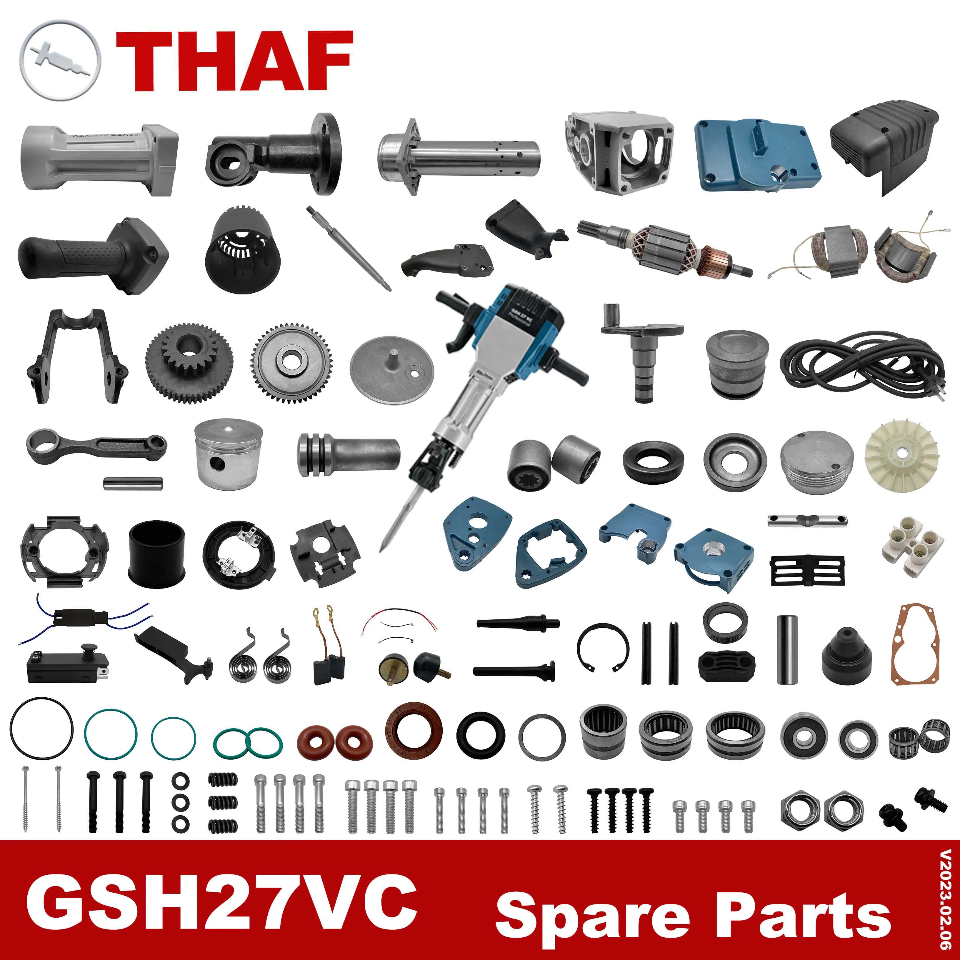 Imagem -04 - Interruptor Tampa Peças Sobressalentes para Bosch Demolition Hammer Gsh27 Gsh27vc B52