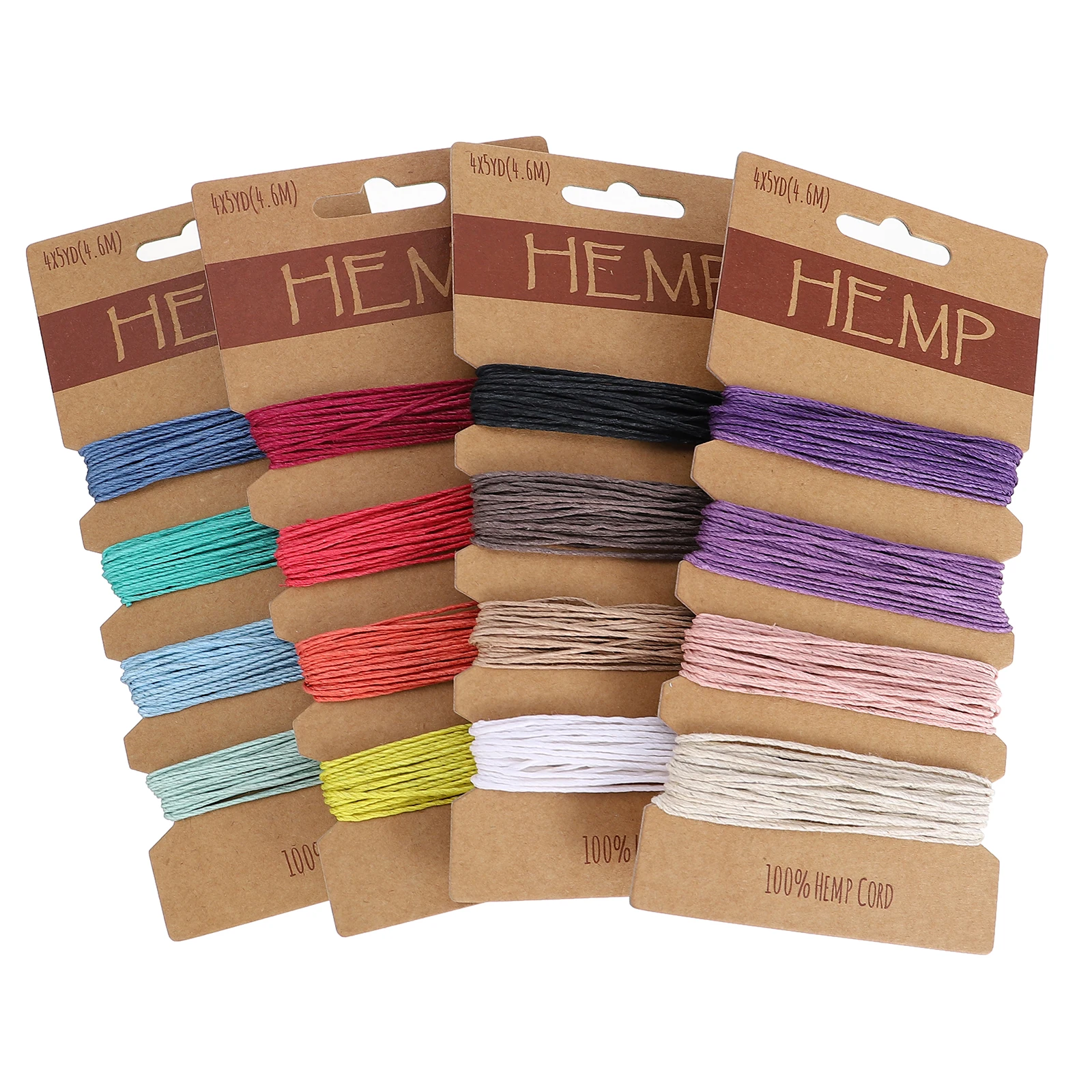 

Colored Twine Hemp Cord 16 Colors Natural Rope DIY Bracelets Handicraft Thread Key Chain String Jewelry Accessories