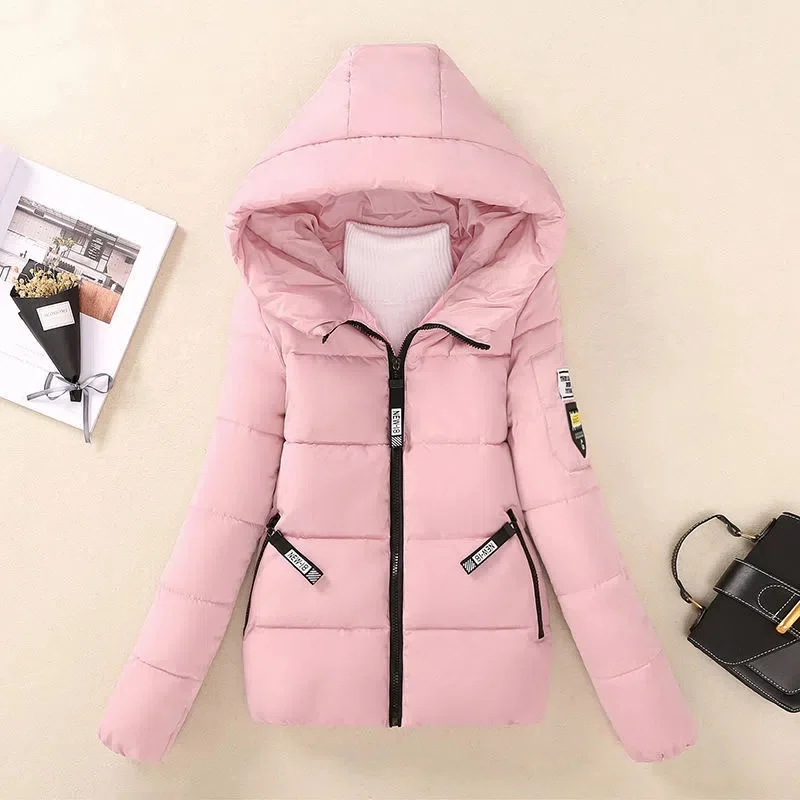 Imagem -05 - Cabolsa Curto Acolchoado de Algodão Solto Feminino Parka Feminina Cabolsa Quente Outwear Espesso Coreano Inverno Novo