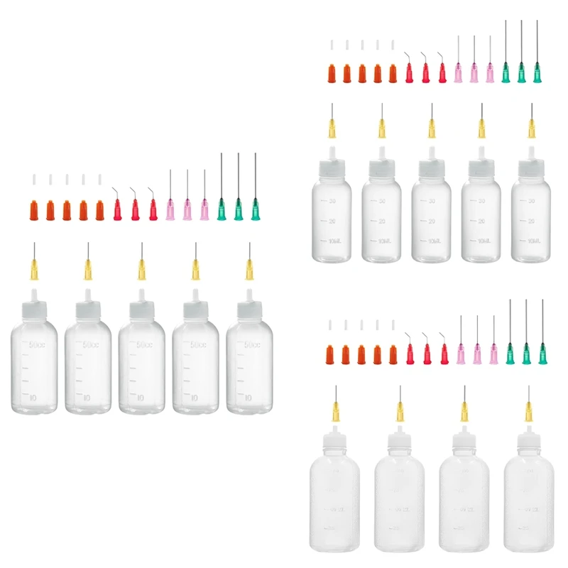 

Бутылка для аппликатора с наконечником, с тупым наконечником, 18 г, 20 г, 25 г