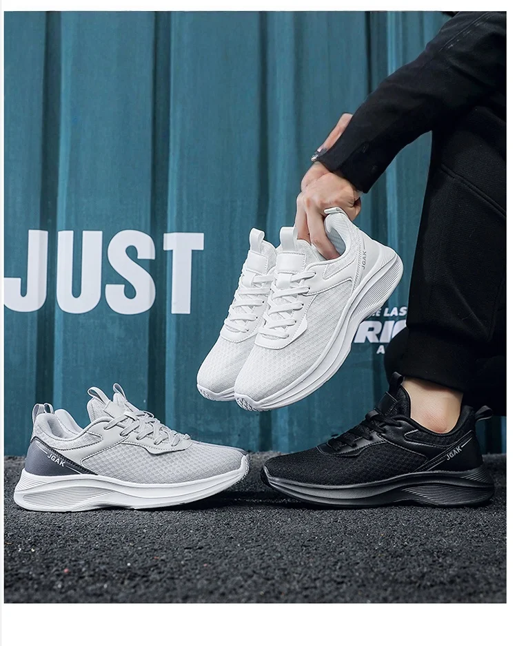 Extra Large Men's Breathable Mesh Cloth Shoes Lightweight Fashion Sports Running Shoes 46 Comfortable Casual Walking Shoes 48 50