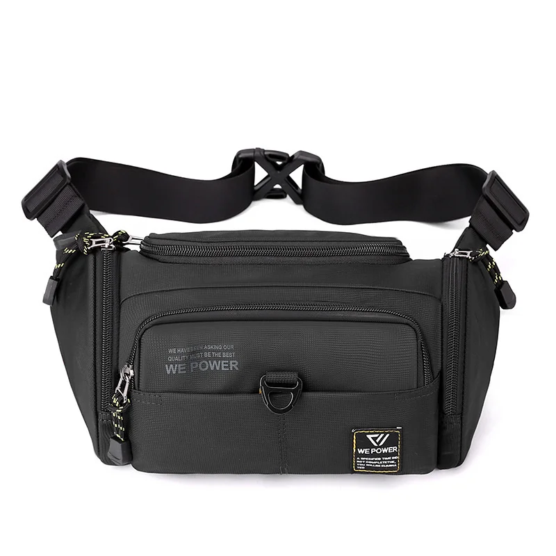 

High Quality Nylon Men's Crossbody Bags 2023 New Fashion Unisex Waist Packs Casual Travel Shopping Chest Pack Male Phone Pockets