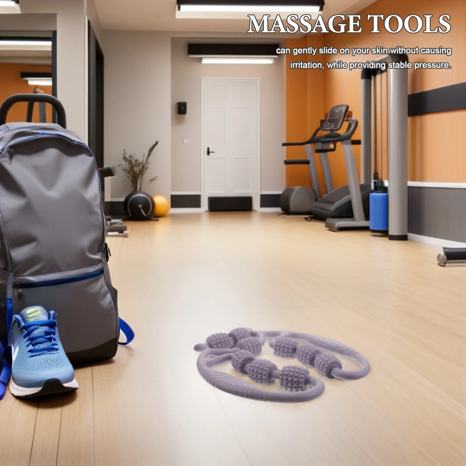 

Circular Leg Clamp Massager Ninewheel Calf Massage Roller Muscle Relaxer Portable Home Office Travel Use Legs Roller for Legs