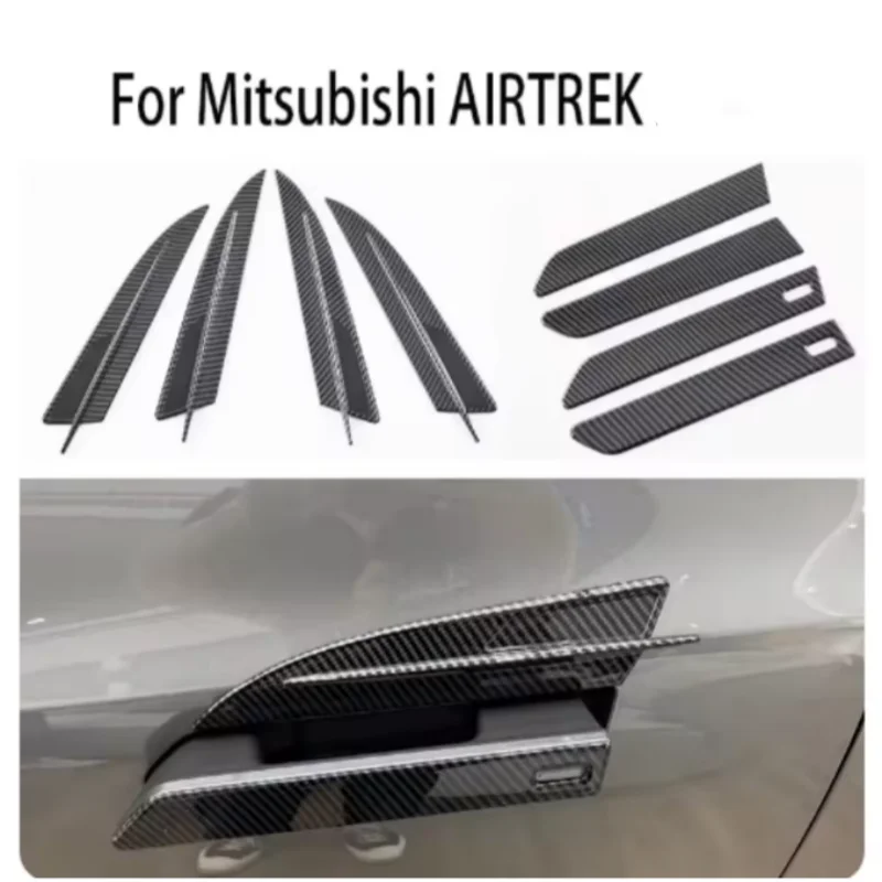 Fit For Mitsubishi AIRTREK 2022-2024 ABS Chrome Car Styling Door Handle Cover Door Handle Bowl Trim Exterior Car Accessories