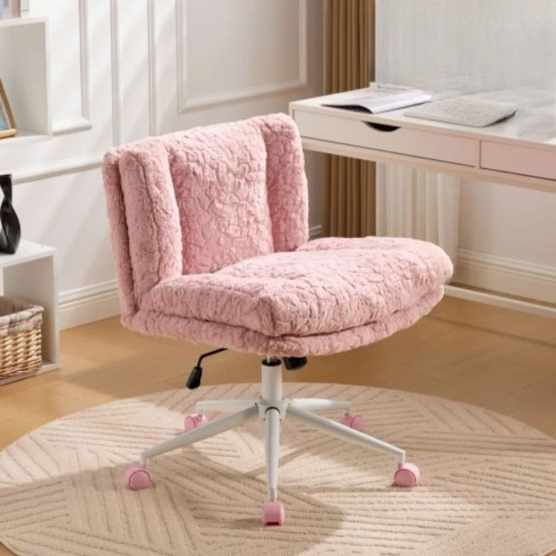 Modern Fabric High Back Adjustable Swivel Office Chair with Comfort Wheels