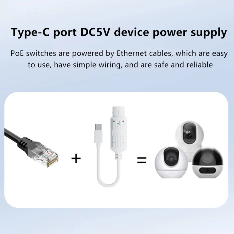 New New 1/2/3Pcs 48V POE Extender/Repeater Waterproof Extension POE Injector Adapter RJ45 Port Output 5V/2A IEEE 802.3af/802.3at