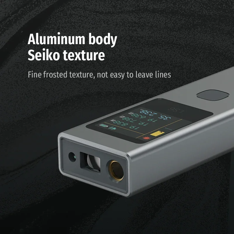 DUKA ATuMan Mini Laser Rangefinder LS6 40m Distance Angle Meter Measuring Tools Portable Rechargeable with Laser Line Marker