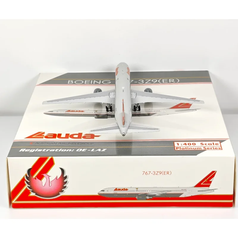 فينيكس 1/400 مقياس النمساوية لودا الهواء B767-300 OE-LAZ يموت الصب سبيكة نموذج طائرة تحصيل العنصر الزخرفية