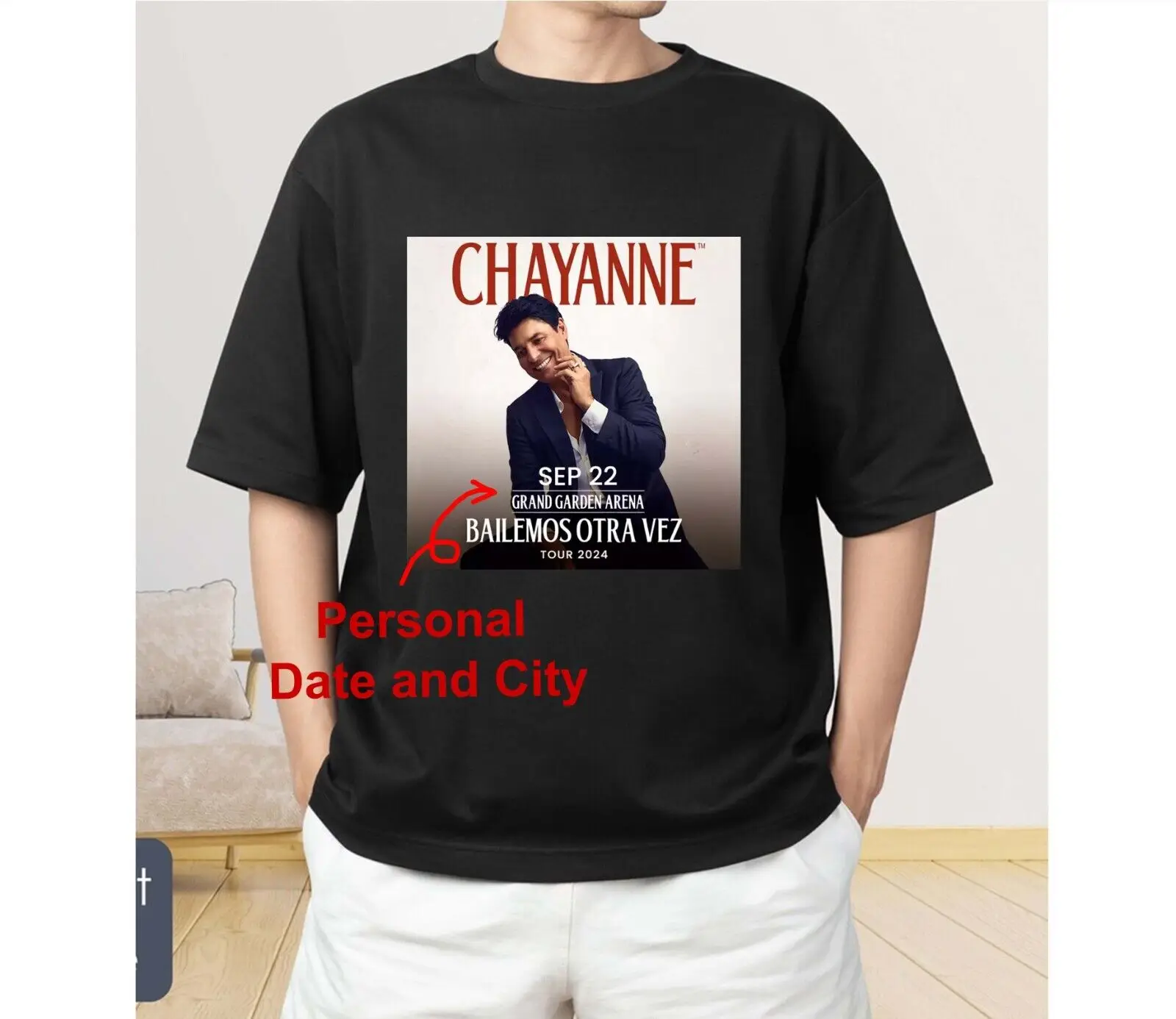 Chayanne Bailemos Otra Vez 2024 Shirt, Custom Date Tour Shirt