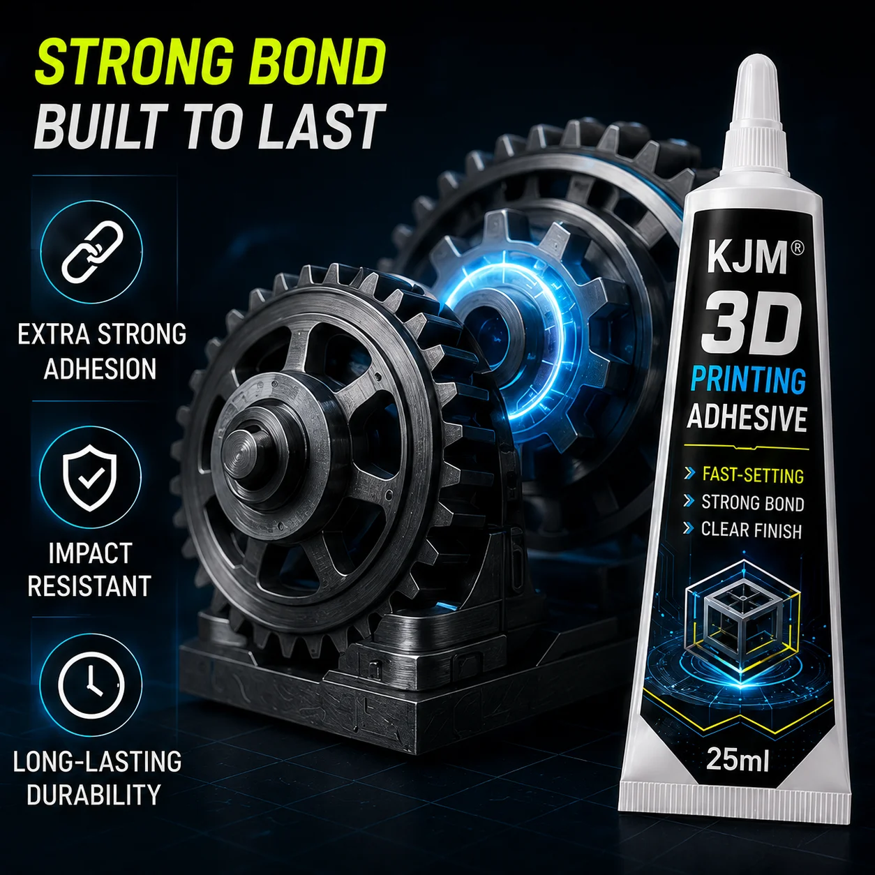 لاصق KJM الشفاف للطباعة ثلاثية - مراجعة Glue For 3D Printing وسعره