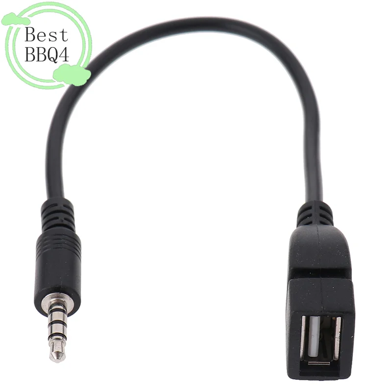 

(BBQ4)Audio Cable to USB Audio Cable Car Electronics For Play Music Car Audio Cable