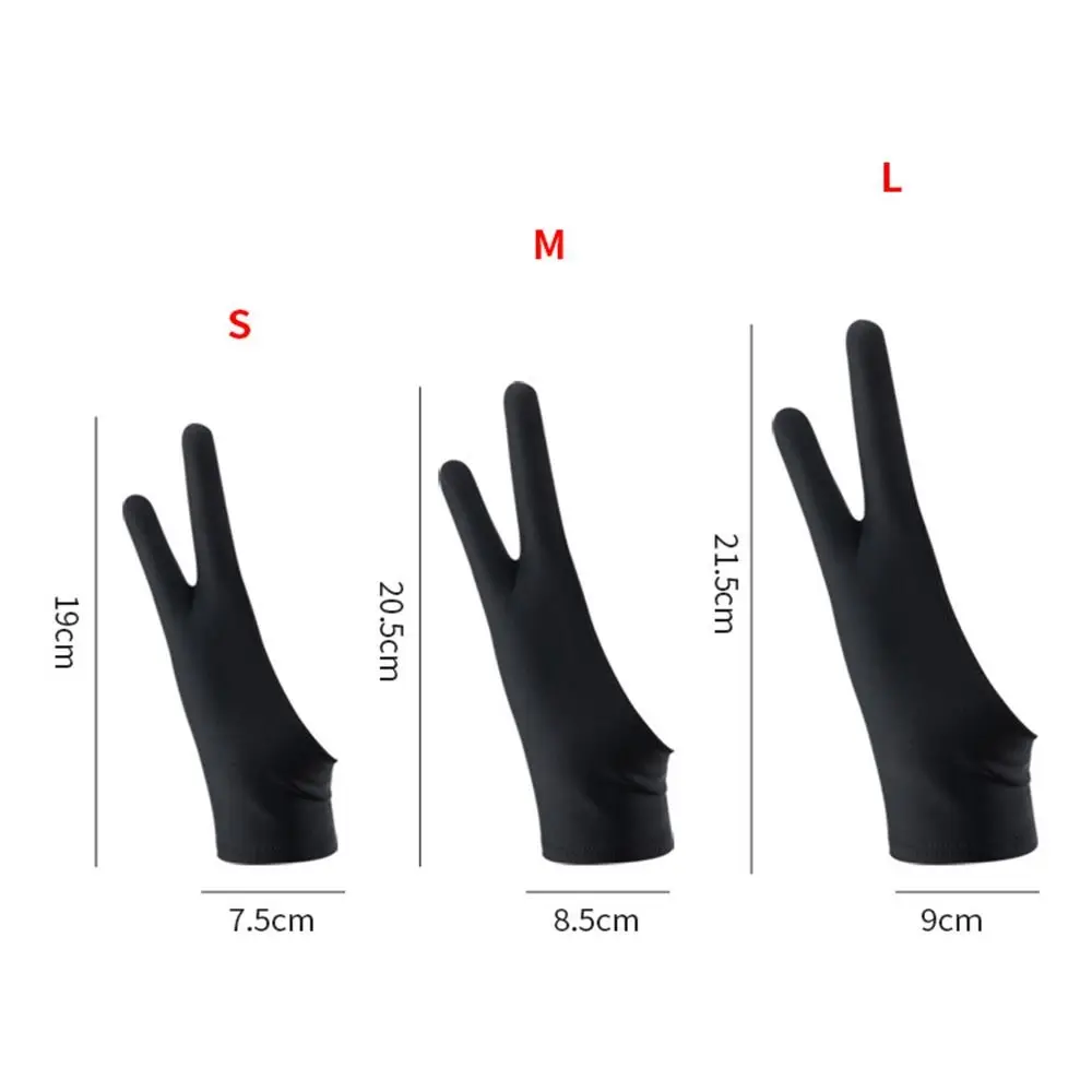 Товары для творчества, стилус для сенсорного экрана, черный, синий, серый, розовый, перчатки с двумя пальцами, перчатки для рисования, перчатки для экрана, перчатки для рисования планшета