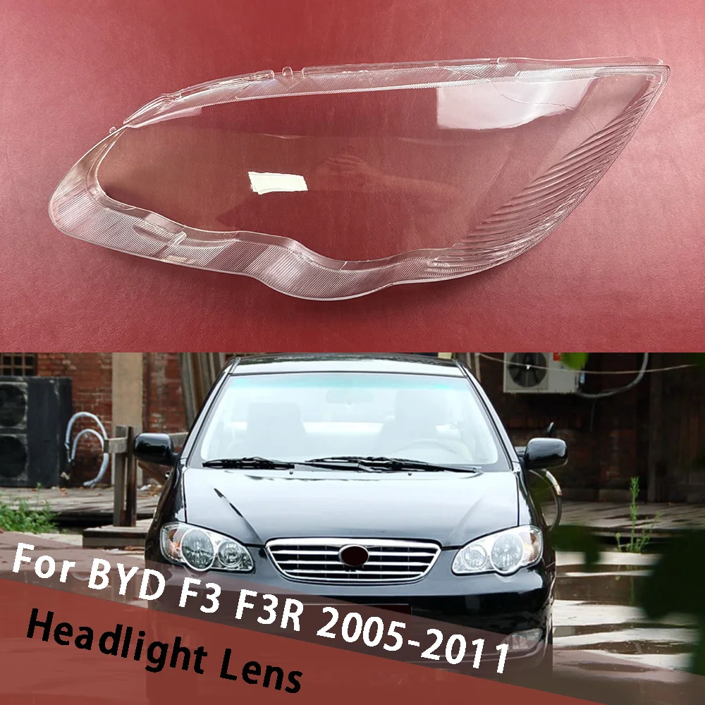 

For BYD F3 F3R 2005-2011 Car Headlight Lens Shell Clear Headlamp Housing Head Light Cover Transparent Lampshade Lampcover