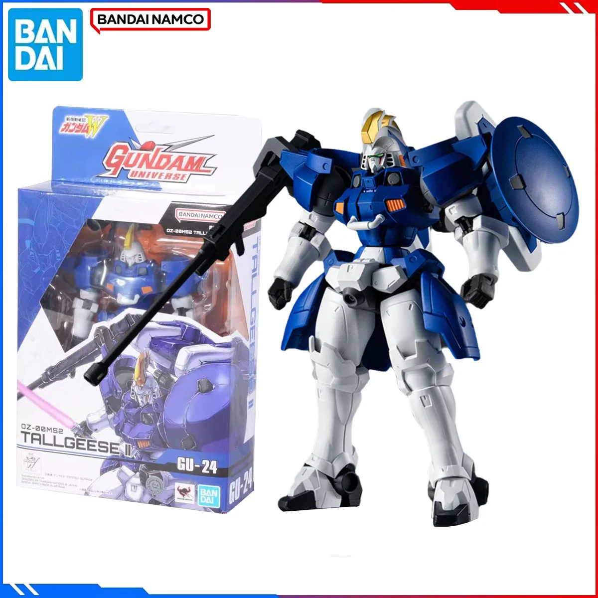 

Genuine Bandai Original Gundam Figure Model Kits GUNDAM UNIVERSE Anime Figures OZ-00MS2 TallgeeseⅡ Action Model Toy Gift for Kid