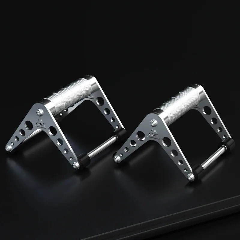 304 Stainless Steel Push‑Up Bars Russian Plank Support Frame Auxiliary Trainer for Chest Muscle Upper‑Body Home Fitness Workout