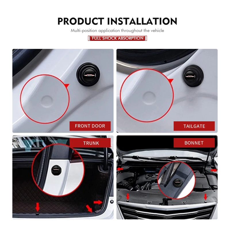 Car Door Anti-shock Pad Absorbing Shockproof Sound Cushion For MINI R60 F56 R56 F54 F57 R70 JCW John Cooper Works