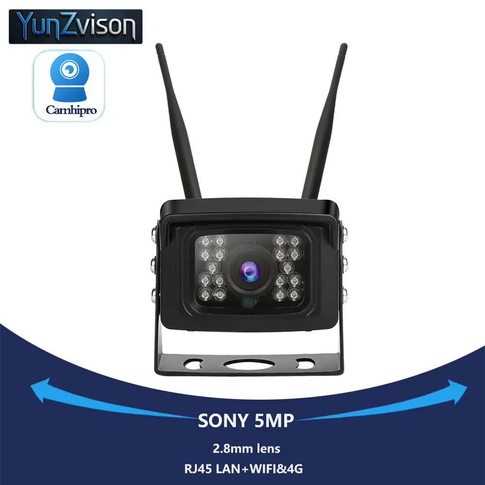 

SO-NY335 HD 5MP Wireless Surveillance Vedio 3G 4G SIM Security Wifi Камера 2.8mm Two Way Audio IR 30m Night Version 128GB SD