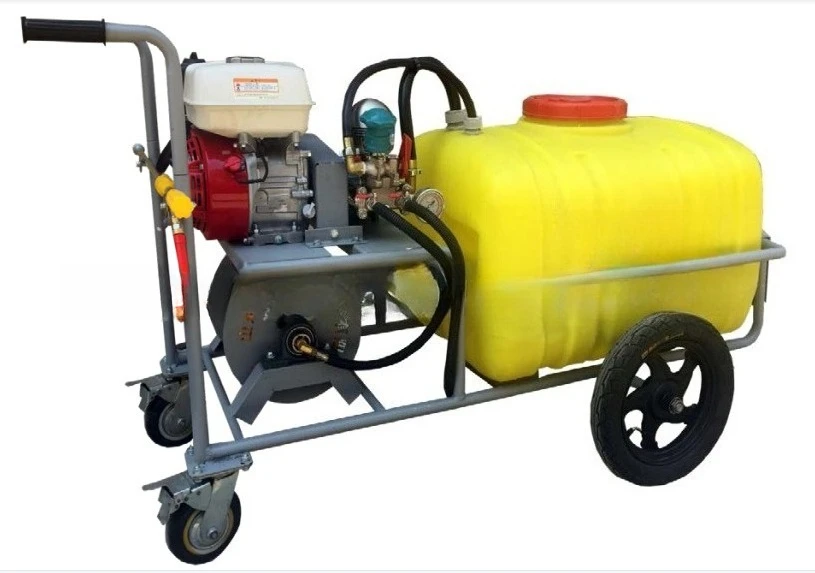 3WZ-200S cart type motor sprayer with Japan Maruyama MS315 pump medicine cabinet capacity 200 liters