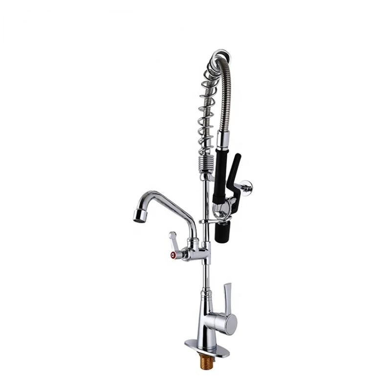 Kitchen Washing Accessories Brass High Pressure Hot and Cold Sink Kitchen Faucet Tap