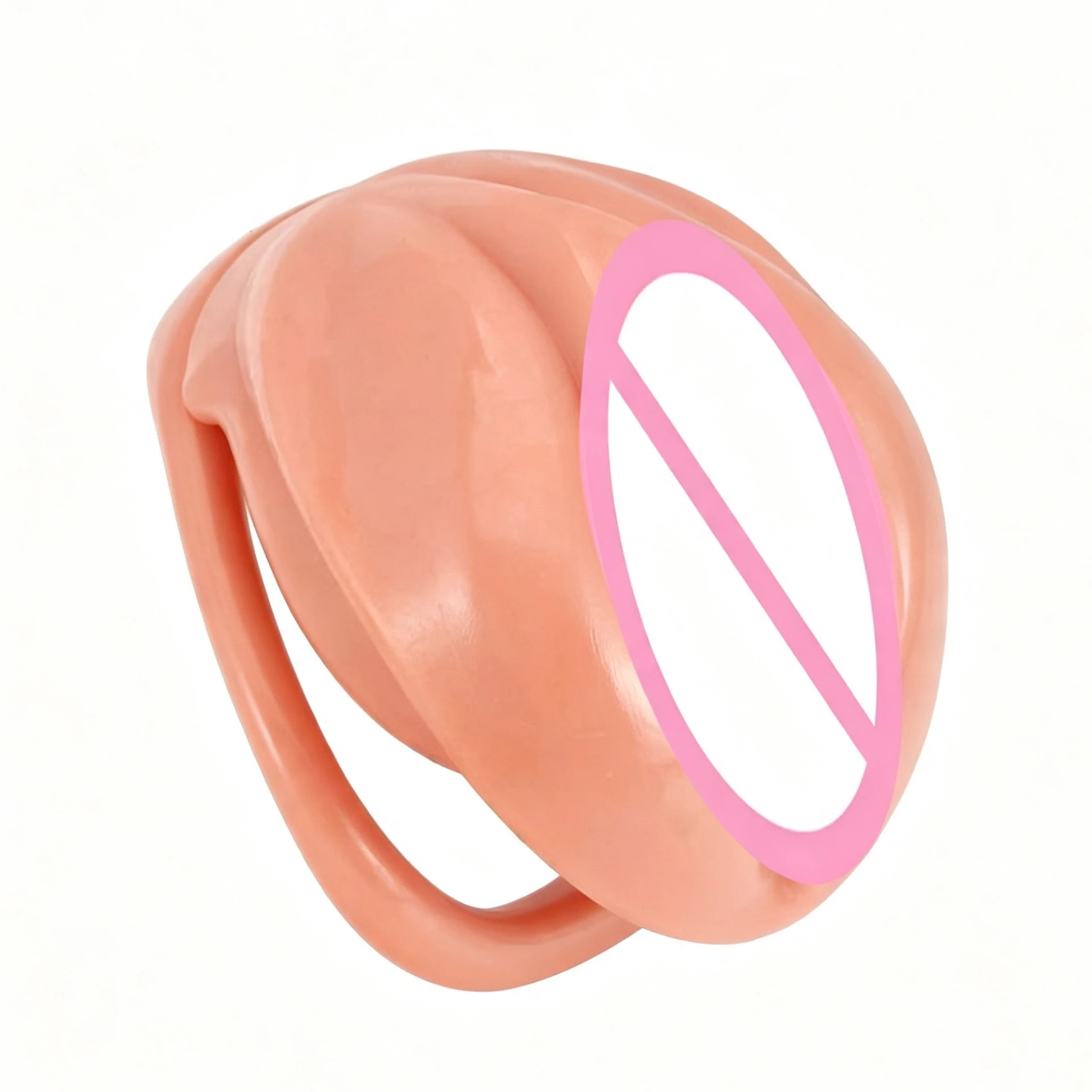Nueva Jaula de Castidad Suave con Anillo para Pene en 4 Tamaños, Jaula para Pene, Candado de Castidad, Juguetes Sexuales BDSM para Hombres Gay 18+